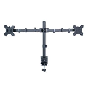 Soporte de Escritorio Doble Brazo con Rotación 360° para Monitor, VESA 100x100, 14 a 27 Pulgadas – STENXDM321427 – enxuta
