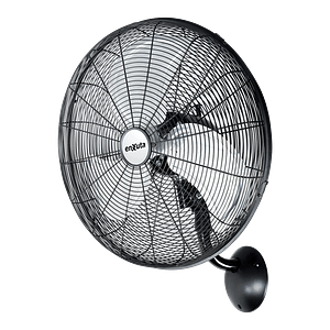 Ventilador de Pared Metálico tipo Industrial Negro 50 cm de Diámetro 120 Watts – VIWENX3020 – ENXUTA