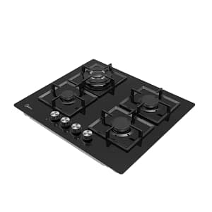 Anafe a gas de vidrio 4 hornallas Midea MG60GK007AH1B