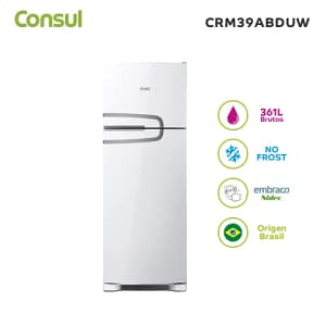 Heladera 361 L Blanca No Frost CRM39ABDUW Consul