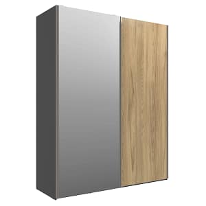Placard Ropero 2 Puertas MDF Negro Venetto - DIVINO
