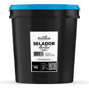 Sellador Fijador Acrílico Paredes Nuevas Biomassa 16 L Agua Satinado