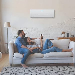 vivion haus aire acondicionado smart on-off 24000 btu blanco