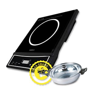 ANAFE A INDUCCIÓN PORTÁTIL 1HORNALLA CON OLLA DE REGALO
