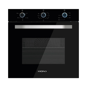 HORNO EMPOTRABLE 60 CM MECÁNICOFRENTE VIDRIO NEGRO