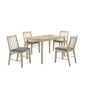 JUEGO DE COMEDOR 1+4 - MADERA ODENSE