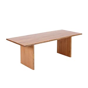 MESA DE COMEDOR - MADERA NATURAL-BEIGE MINDI