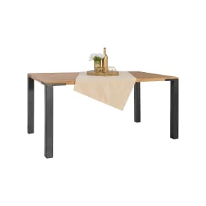 MESA DE COMEDOR - MADERA-Y-METAL NATURAL-BEIGE MADISON