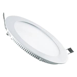 Panel LED 18W, de embutir, empotrar redondo BLANCO POTENZA