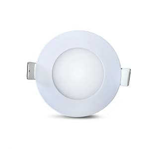 Panel LED 3W, de embutir, empotrar redondo BLANCO - Neutro 4000K