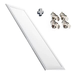 Panel led con resortes de embutir en yeso 48w 121.3*30.3cm