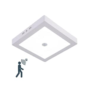 Panel led 18w con sensor de movimiento, cuadrado