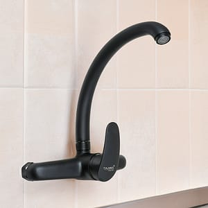 GRIFO MONOCOMANDO 20CM NEGRO PARED ITALOMIX LH3257