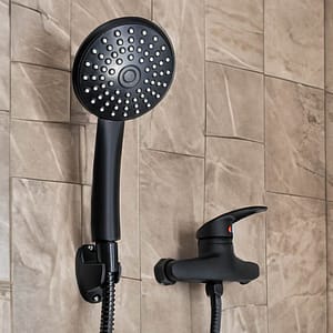 MONOCOMANDO DUCHA SIN TRANS NEGRO ITALOMIX LH-3258