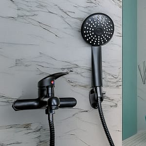 MONOCOMANDO NEGRO MATE PARA DUCHA ITALOMIX LH-3259