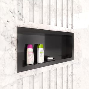 NICHO NEGRO P/EMBUTIR 30X60CM PARA BAÑO METASUL