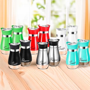 RECIPIENTE PARA ESPECIAS VIDRIO Y PLASTICO LH-3940