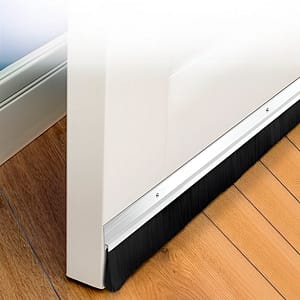 ZOCALO METALICO 1 METRO P/PUERTA C/CEPILLO LH-860