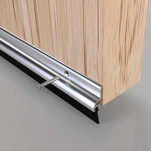 ZOCALO METALICO 1 METRO PARA PUERTA C/GOMA LH-859