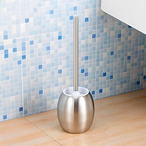 ESCOBILLA PARA BANO METALICA COLOR PULIDO LH-2397