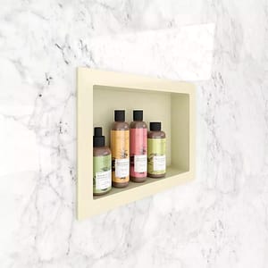 NICHO BEIGE P/EMBUTIR 30X40CM PARA BAÑO METASUL