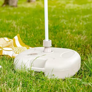 BASE PARA SOMBRILLA BLANCA 42X42CM LH-5091