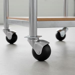 RUEDA GOMA 50MM BASE METAL 1 UND LH-1881