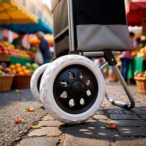 RUEDA PLASTICA PARA CARRITO DE LONA LH-1882