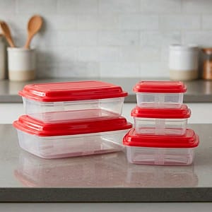 KIT 5 POTES RECTANGULARES CR-05