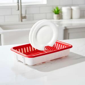 ESCURRIDOR CON BANDEJA PLASTICO KEL-01