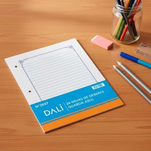 HOJAS DE DEBERES GUARDA AZUL DALI PQ.24 HOJAS 2697