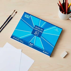 BLOCK CARTULINA BLANCA DALI A4 1827