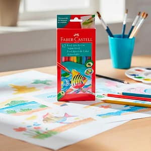 COLORES ACUARELABLES FABER CASTELL X12 2755