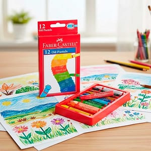 OLEO PASTEL 12 COLORES FABER CASTELL 1405