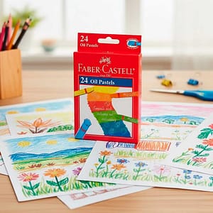 OLEO PASTEL 24 COLORES FABER CASTELL 1406