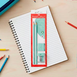 SET ESCOLAR EN BLISTER VDE AGUA 2368