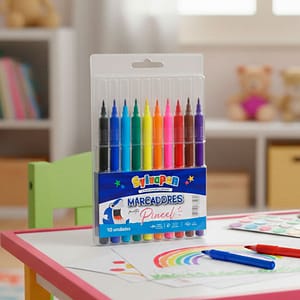 MARCADORES SYLVAPEN FINOS PUNTA PINCEL X 10 UDS.