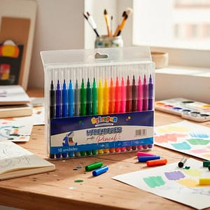 MARCADORES SYLVAPEN FINOS PUNTA PINCEL X 18 UDS.