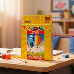 LAPICES DE COLORES SYLVAPEN HEXAGONALES X 24 UDS.