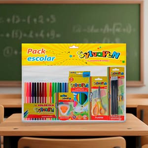 PACK ESCOLAR SYLVAPEN (FINO X 18, COLORES X 12, G.