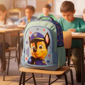 MOCHILA 40X30X14 JACQUARD PAW PATROL MASC MENTA