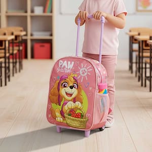 MOCHILA CARRO 30X23X10 TAFETA PAW FEM CORAL