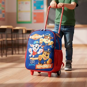 MOCHILA CARRO 30X23X10 TAFETA PAW MASC TEAM AZ