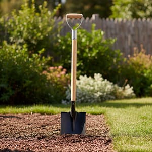 PALA DE CORTE CON CABO DE MADERA URUGUAY