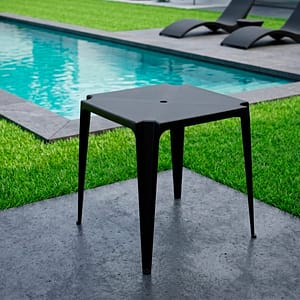 MESA CUADRADA MOR BELA VISTA 70X70X70,5 NEGRA