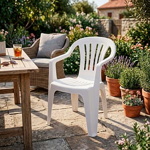 SILLA BELA VISTA MOR CON APOYA BRAZOS MOR BLANCA