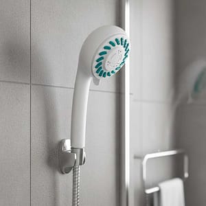 DUCHA PORTATIL 1.5 MT EN BOLSA COLOR BLANCO LH-352