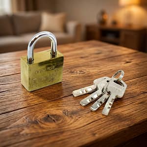 CANDADO TIGON BRONCEADO 40MM LH-328