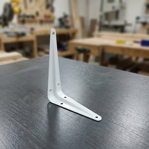 MENSULA METALICA 4″ X 5″ BLANCA LH-377