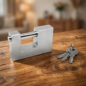 CANDADO DE PERNO 90MM EN BLISTERS C.Q.C LH-04